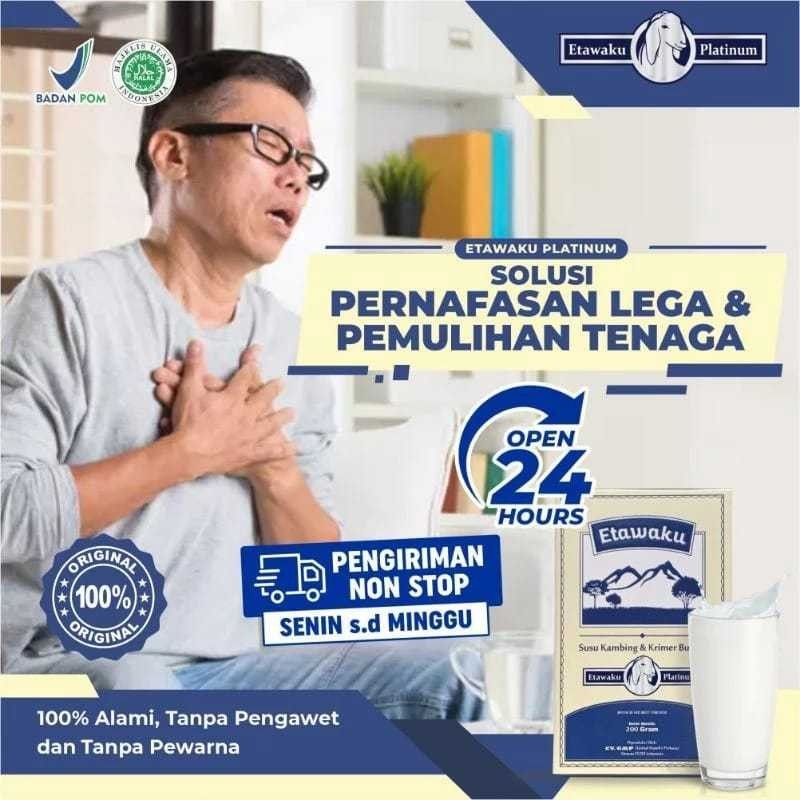

PROMO KHUSUS HARI INI !!! ETAWAKU PLATINUM 3X ATASI MASALAH PERNAFASAN LOW FAT - Susu Kambing Etawa / Susu Formula Krimer Nabati Rendah Gula / Rendah Lemak Manis Tanpa Gula
