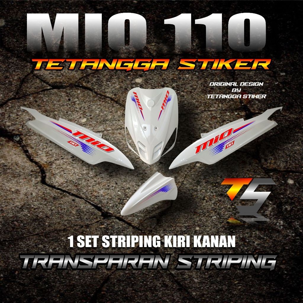 STRIPING MIO SPORTY TRANSPARAN - STIKER TRANSPARAN MOTOR MIO SPORTY 02