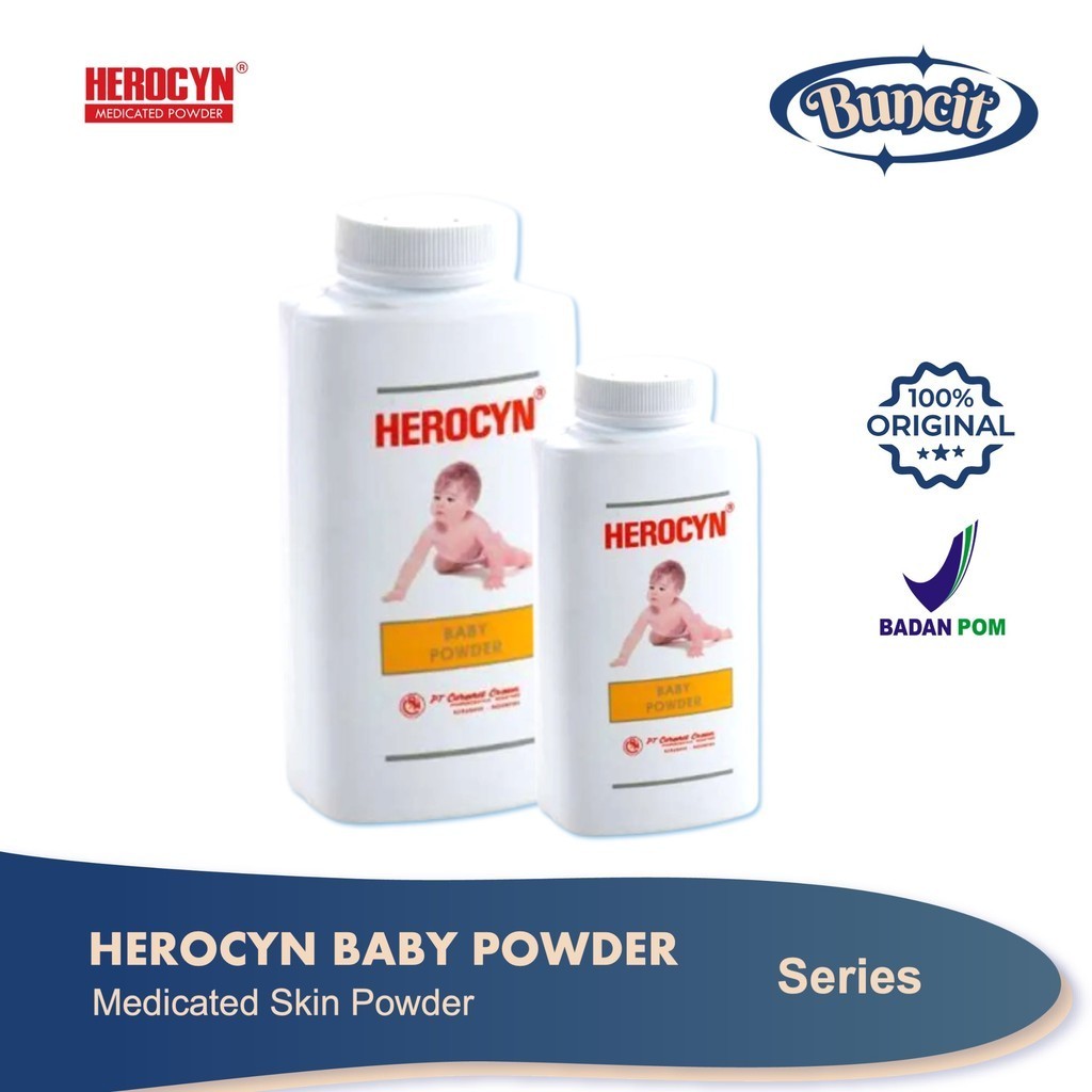 Herocyn Baby Powder 100g 200g  / Bedak Bayi / Herocyn Bedak Bayi / Herocyn Bayi
