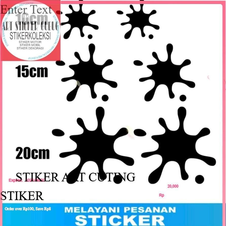 

sticker cutting Bercak# cocok untuk penutup goresan/lecet