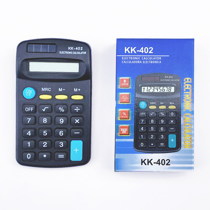 

Kalkulator Mini 8 Digit Hitam / Kalculator Portabel Kenko Ukuran Saku Alat Scientific