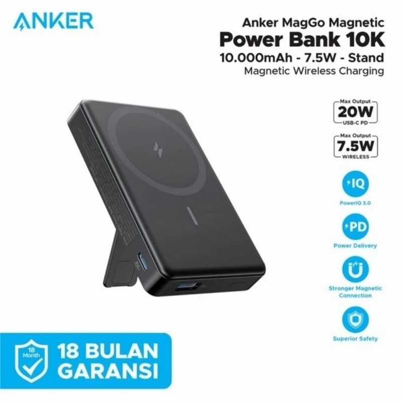 Powerbank Anker Maggo Magnetic 10.000MaH