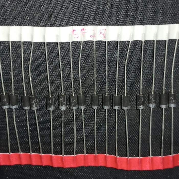 

Dioda SF28 Original SF 28 Diode super fast MIC Roll renceng SF28G A Fajar elektro 2