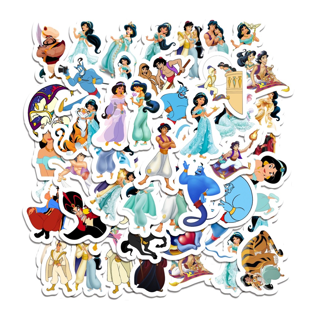 

COD 50 Pcs Stiker Aladdin Lucu Anti Air Untuk Dekorasi Notebook Sepeda Skateboard Handphone