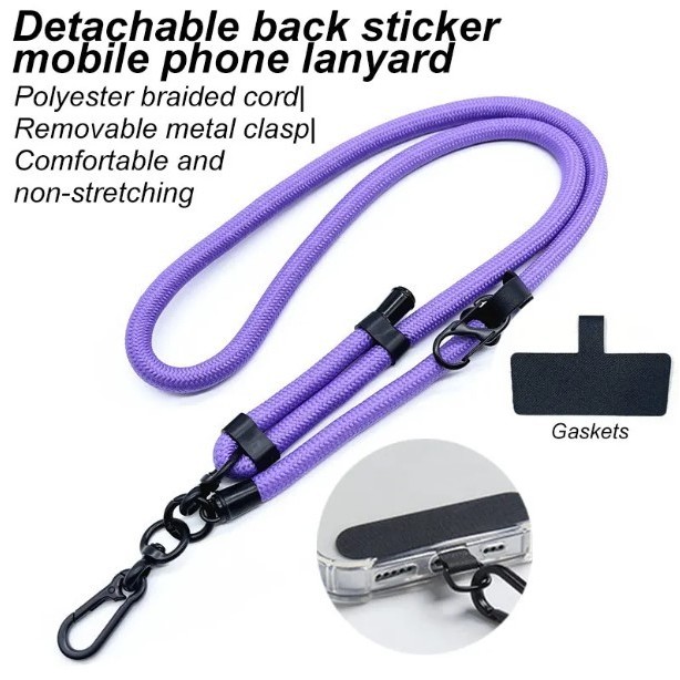 

Adjustable Phone Lanyard Detachable Neck Cord Universal Crossbody - STRAP LANYARD