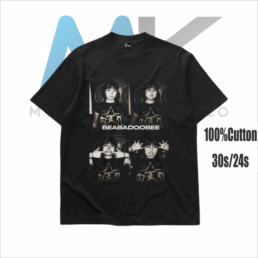 KAOS DEWASA BAJU SINGER BEABADOOBEE |< T-SHIRT BLACK BAJU SINGER FILIPINA BEABADOOBEE | KAOS SINGER 