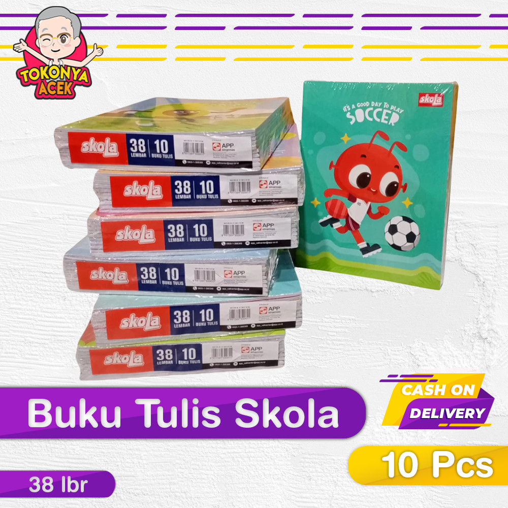 

Paket Buku Tulis Skola by SiDU – 38 Lembar Garis, Pilihan Tepat untuk Anak Sekolah (10 PCS)