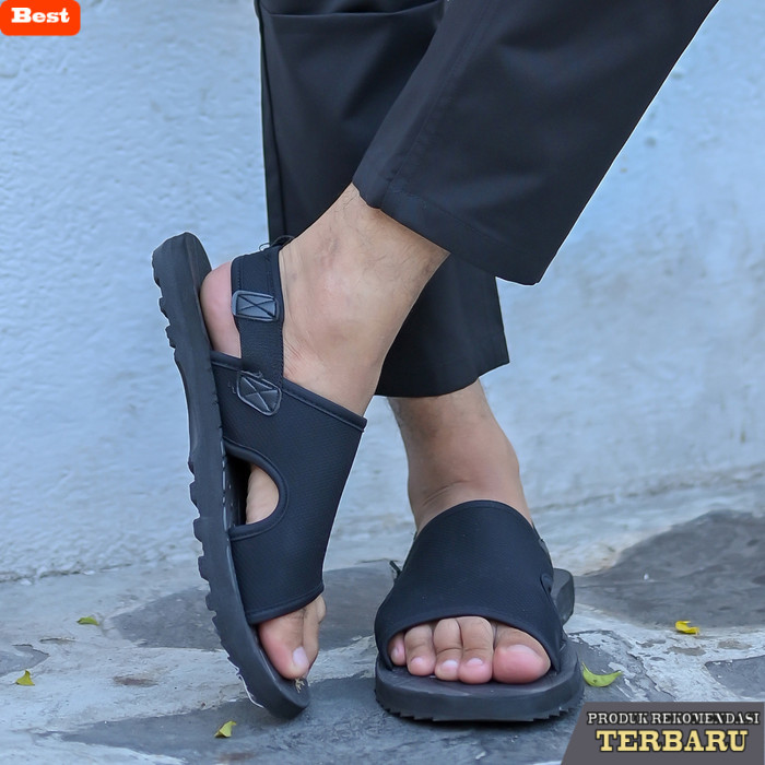 sandal wanita trend sekarang Sepatu Sandal Rev Pria Wanita Bahan Karet Perlengkapan Haji dan Umroh -