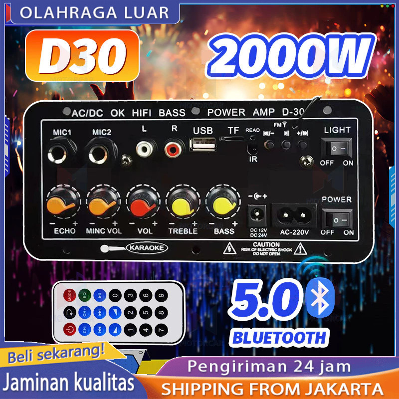 D10 900W Amplifier board audio Power amplifier board Dengan tampilan digital D10-II Untuk 8-12 inci