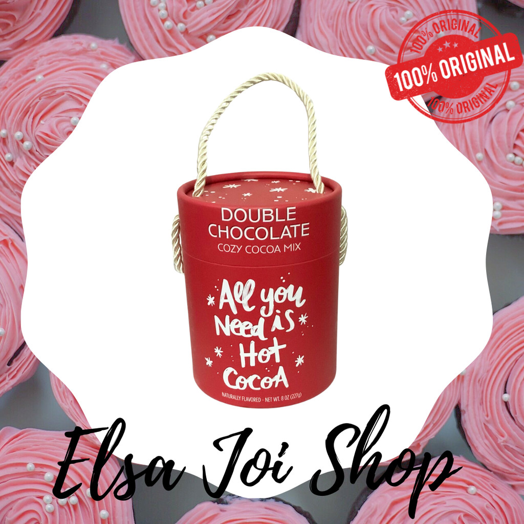

ELSAJOISHOP - Cozy Cocoa Mix Double Chocolate Hot Cocoa - 227 Gr