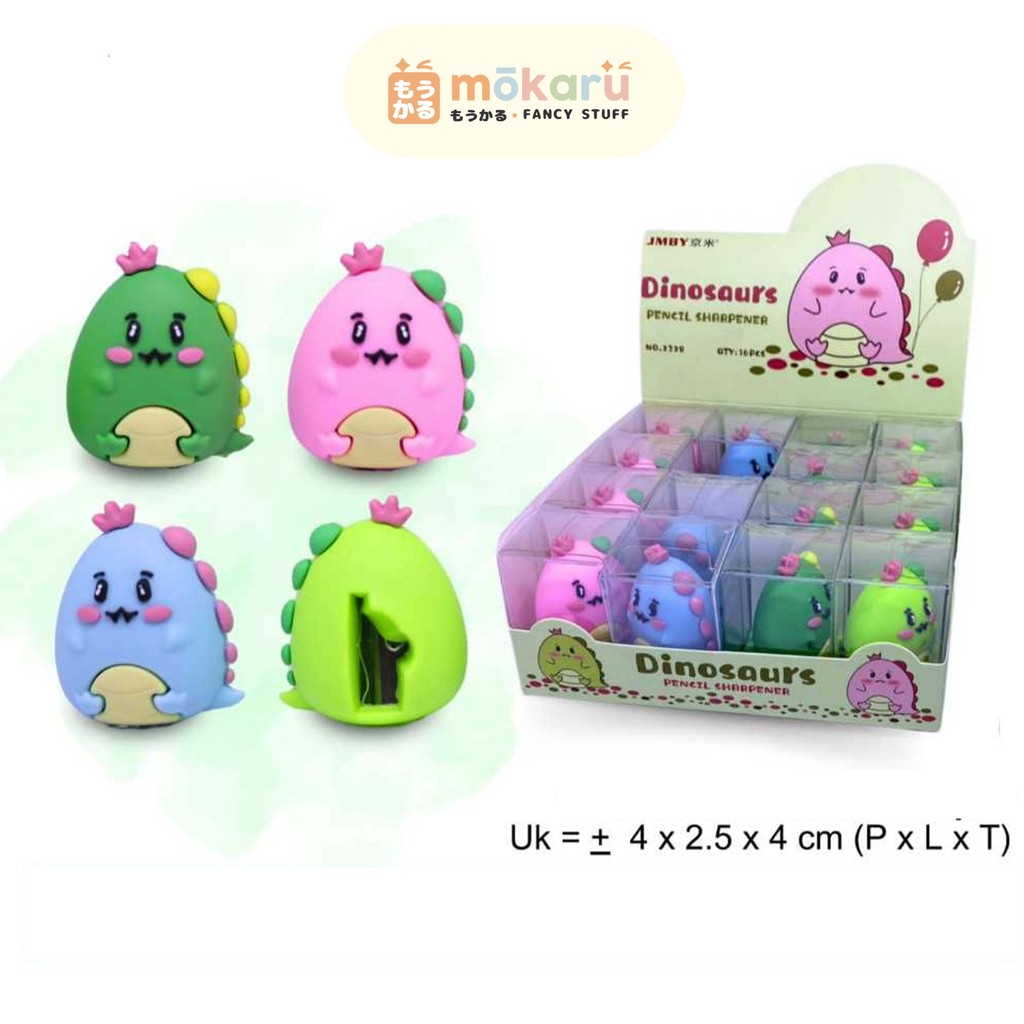 

Fancy Pengserut Dino A-2328 Rautan Karakter Dinosaurus Serutan Silikon Lucu