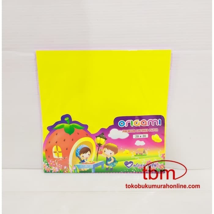 

KERTAS LIPAT/ORIGAMI WARNA 20x20 OLEAN CITY
