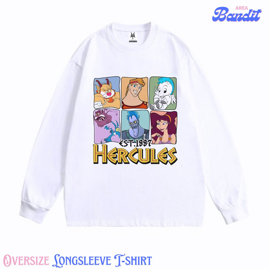 BANDITAREA "Hercules 1997" Oversize Longsleeve T-shirt Vintage tee