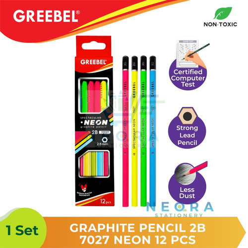 

Greebel Graphite Pensil 7027 | Neon @ 12 Pensil
