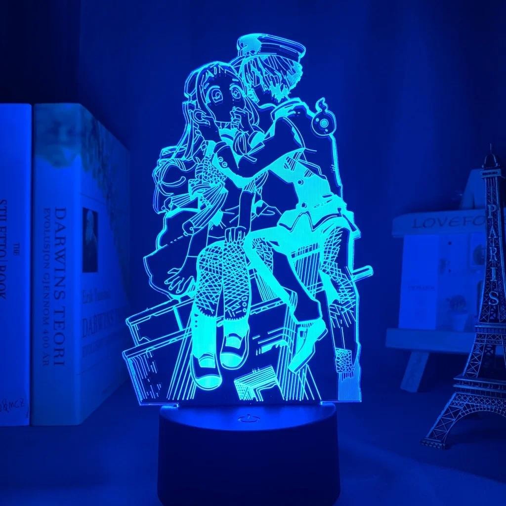 Acrylic 3d Lamp Anime Toilet Bound Hanako Kun Light for Bed Room Decor Colorful Nightlight Table Lam