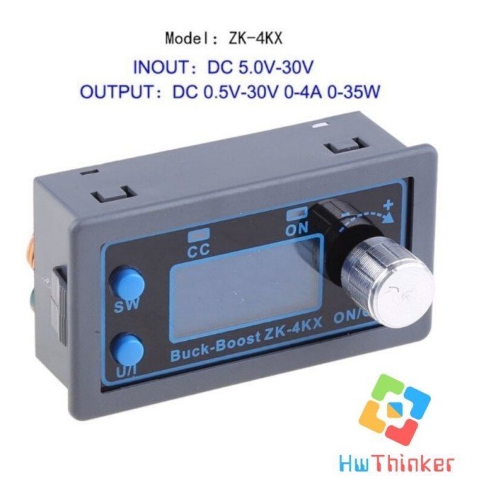 MH27 ZK-4KX ZK4KX DC DC Step Up Down Buck Boost Converter CC CV 0.5-30V 4A - ZK-4KX