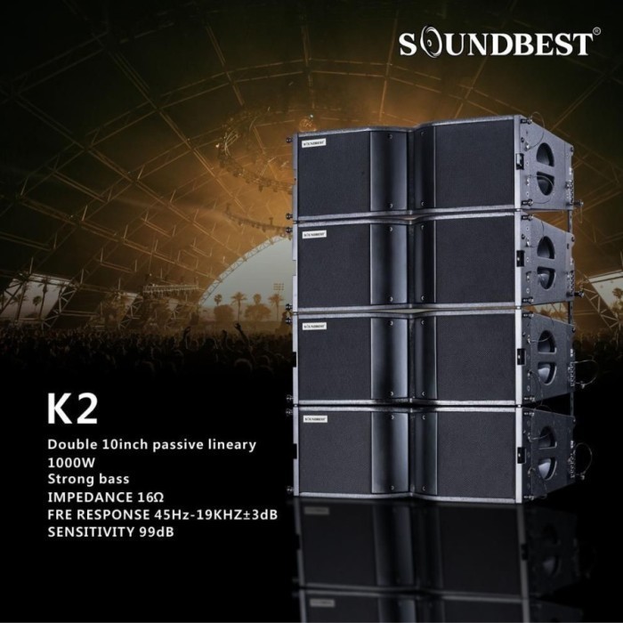 GROSIR SOUNDBEST SPEAKER PASIF LINE ARRAY DOUBLE K2