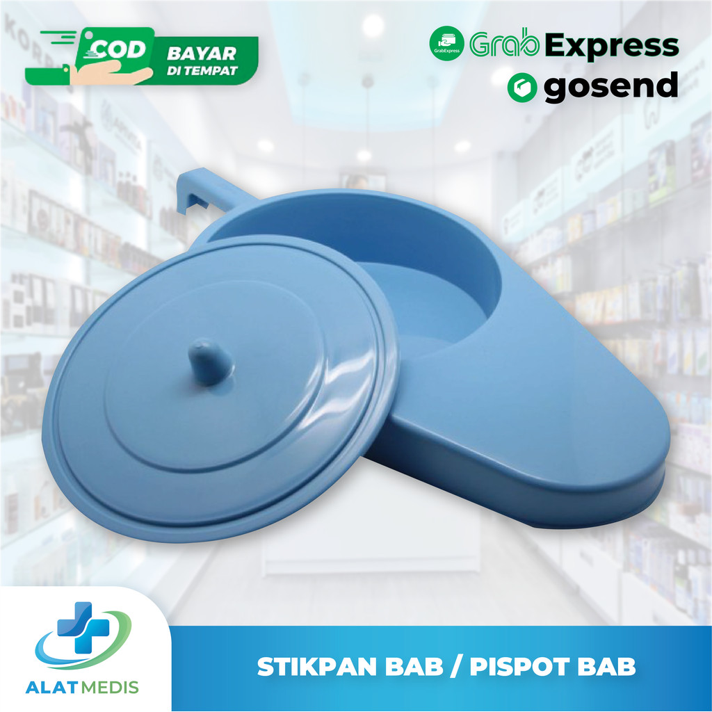 Pispot Sodok Plastik Tempat BAB Stickpan Dewasa Stikpan Pria Wanita