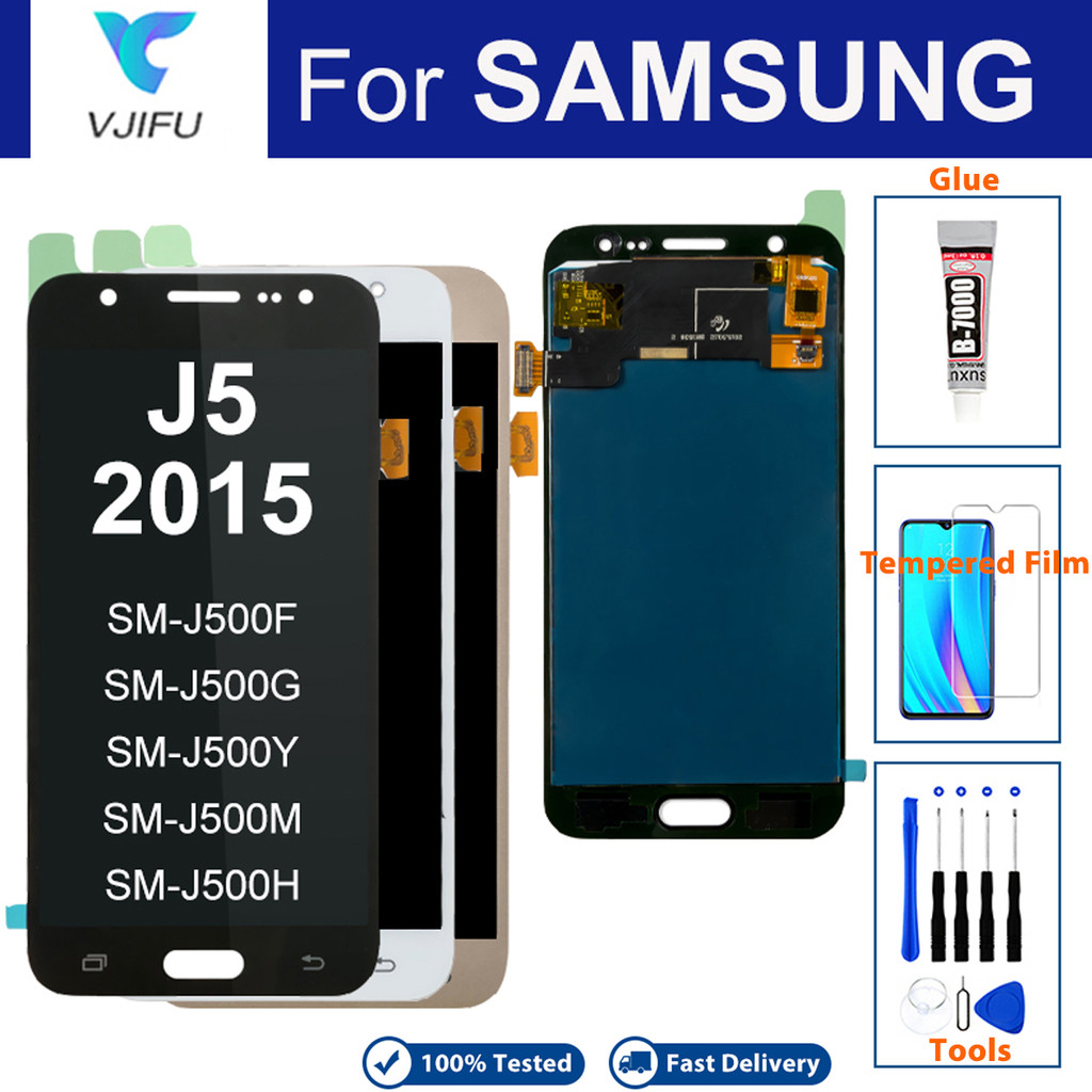 LCD For Samsung Galaxy J5 2015 J500 Display Touch Screen J500F J500FN J500M J500H Digitizer Assembly