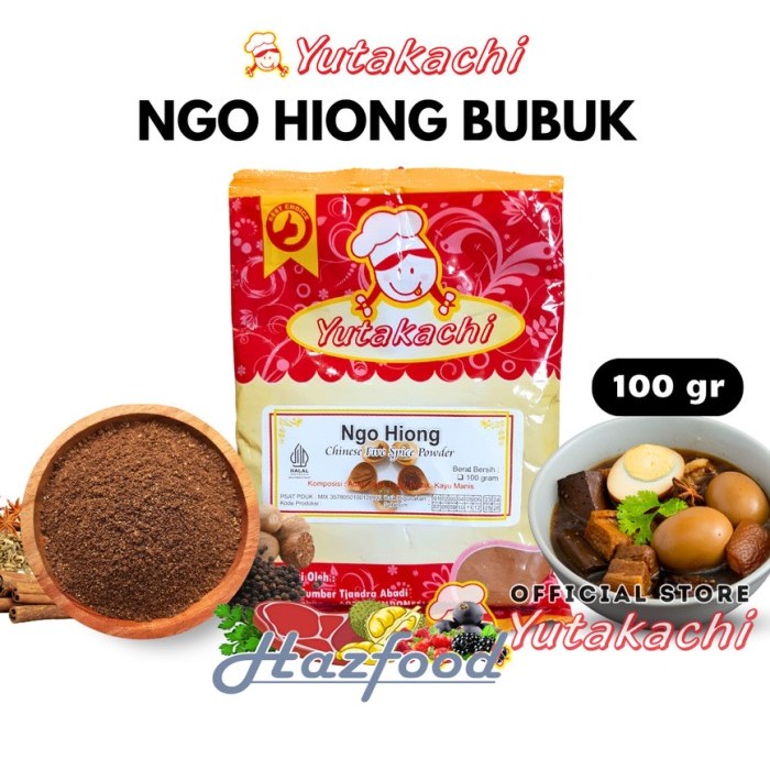 

Bumbu Ngo Hiong Bubuk Yutakachi Chinese Five Spice Powder - 1 Kg