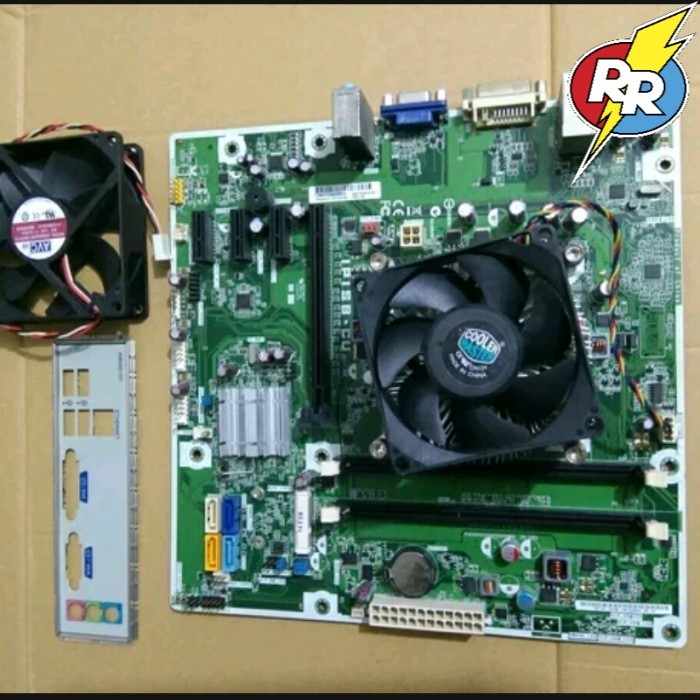 Motherboard Hp Sepaket Prosesor Intel Core i3 2100 3.10 GHz Lengkap he