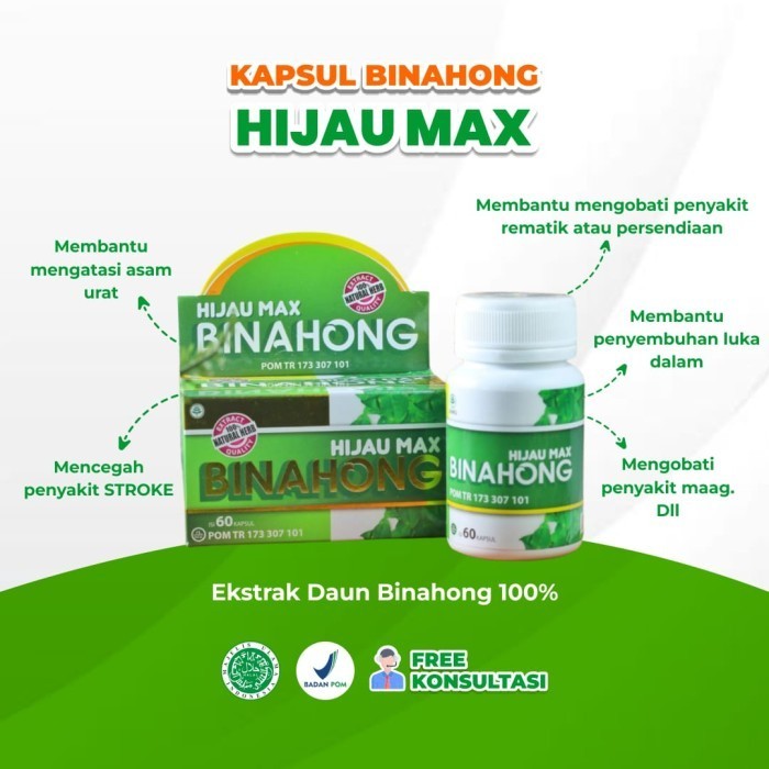 

KeShab KAPSUL EXTRAK BINAHONG DARUSYIFA ALAMI 60 KPS