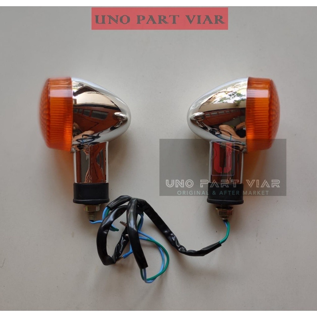 LAMPU SEIN KLASIK VIAR RETRO LAMPU SEN BULAT KLASIK SET (L+R)