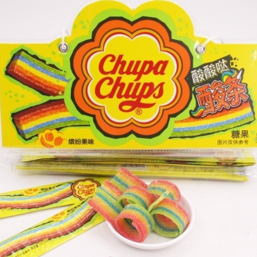 

Chupa Chups SOUR BELT Permen Aneka Rasa Buah 1PCS