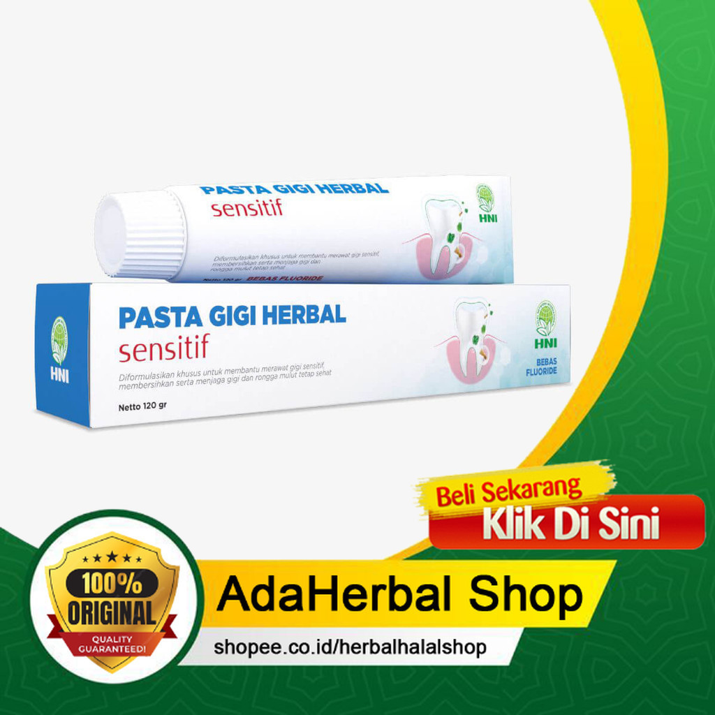 PASTA GIGI HERBAL PGH SENSITIF | Produk HNI HPAI HNhh4