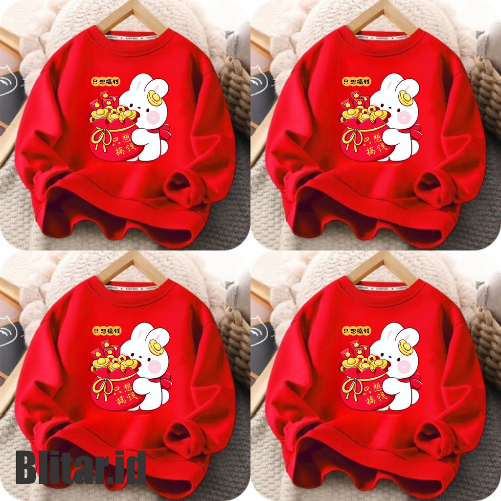 Jaket Sweater Imlek Gong Xi Fa Cai 2024 Terbaru Model Couple Kostum Baju Fashion Family Laki Laki An