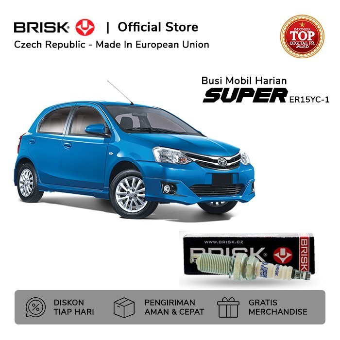 Busi Mobil Toyota Etios Valco BRISK Super ER15YC-1
