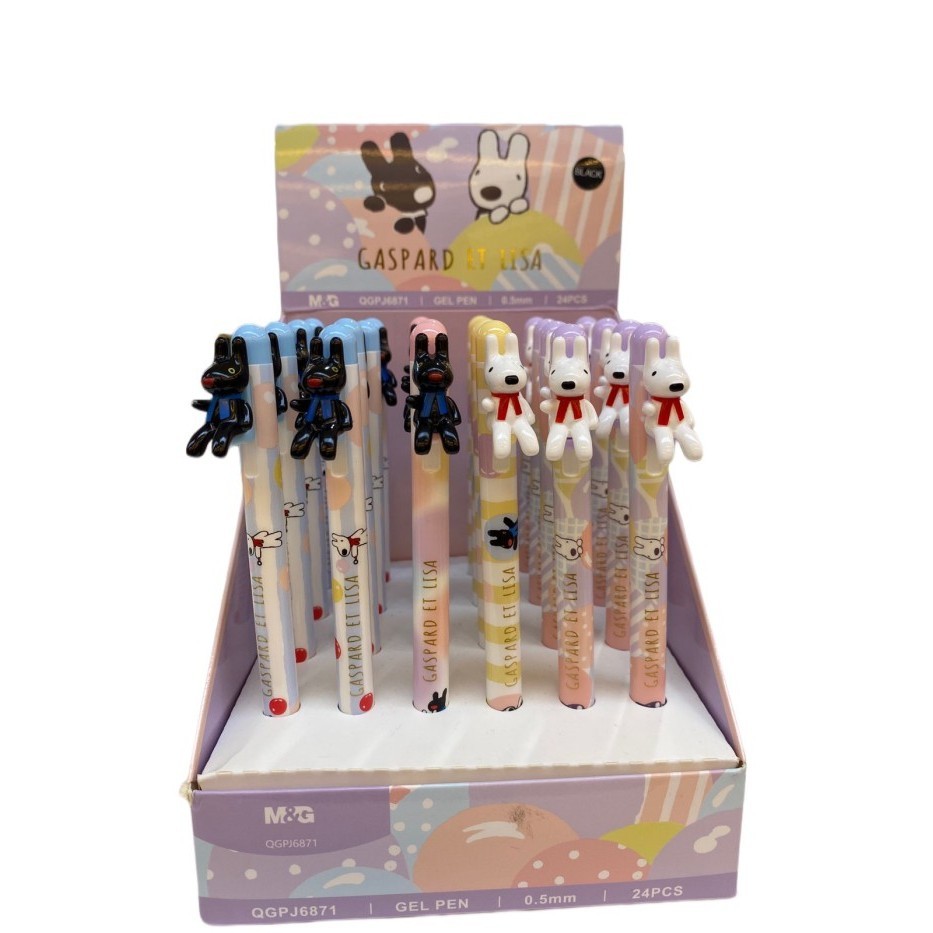 

M&g Gel Pen 0.5mm Black GASPARD ET LISA / Pulpen Gel M&G GASPARD ET LISA QGPJ8671