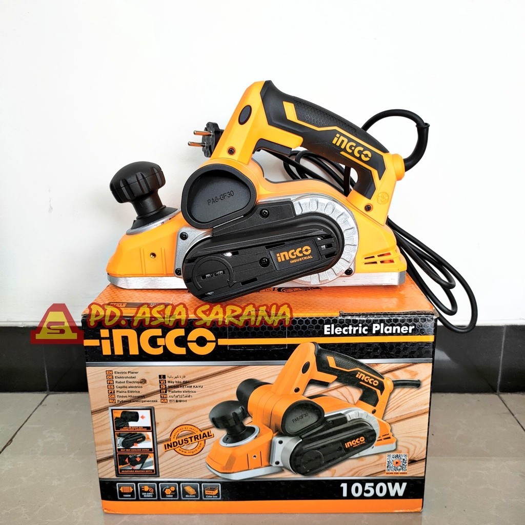 Mesin Serut Kayu Listrik INGCO PL10508 Electric Planer Ketam Sugu