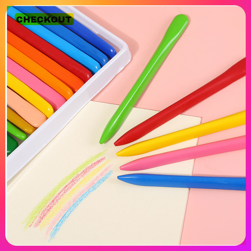 

ALINEA - CRAYON SET 12 / 24 / 36 PCS / CRAYON PLASTIK BERBENTUK SEGITIGA
