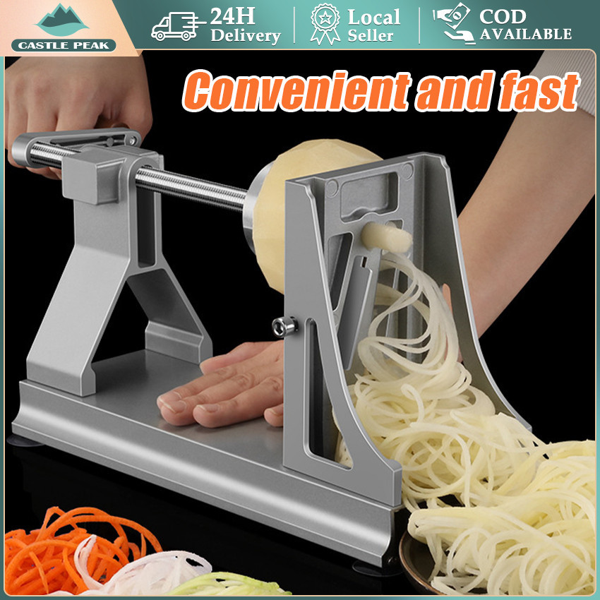 Spiral Potato Chipper Alat Pemotong Kentang Goreng Pisau Pemotong Kentang