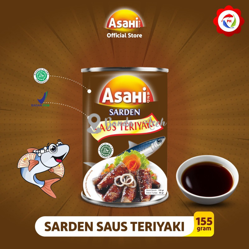 

(Aceh) AsaHi Premium Sarden Rasa Teriyaki 155 gr