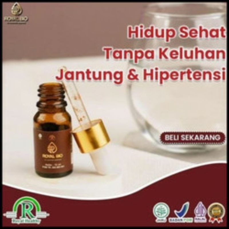 

Jamu Tetes Royal Bio 30.ml Meng Atasi Hipertensi dan Penyakit Jantung Sangat Ampuh dan aman 100% Original