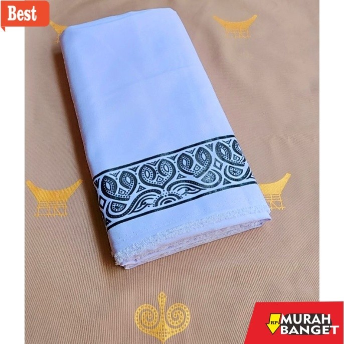 Sarung idaman- sarung toraja putih sarung pria ANRIA TORAJA
