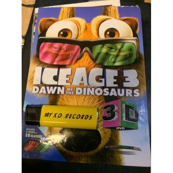 Original DVD Ice Age 3 Dawn of The Dinosaurs 3D Film Anak