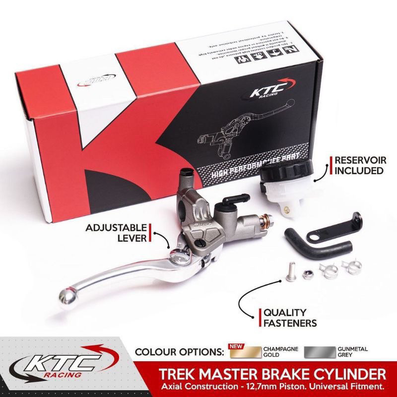 Master Rem Ktc Racing KANAN Trek Trex Master Brake 12,7 mm Rx king Beat Aerox Mio Supra Satria Sonic