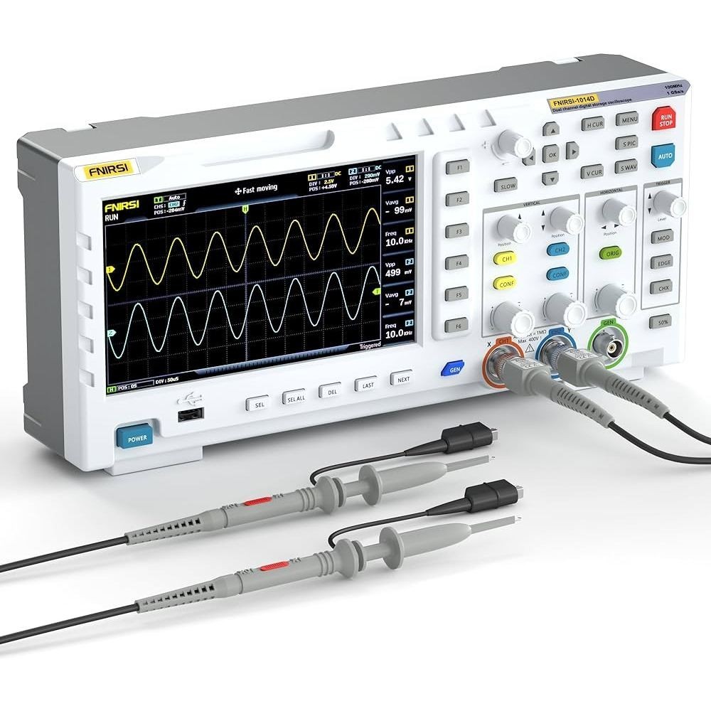 Digital Oscilloscope 2 in 1 Dual Channel 100MHz 1 GSa/s FNIRSI 1014D