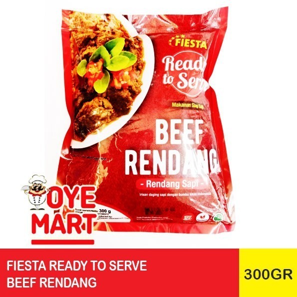 

FIESTA READY TO SERVE BEEF RENDANG 300GR / RENDANG SAPI