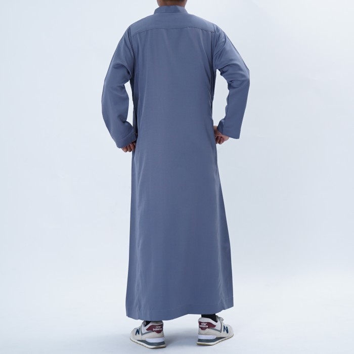 ABIYU Gamis Jubah Anak Remaja Laki - Laki Balotelli 01 - Putih, L