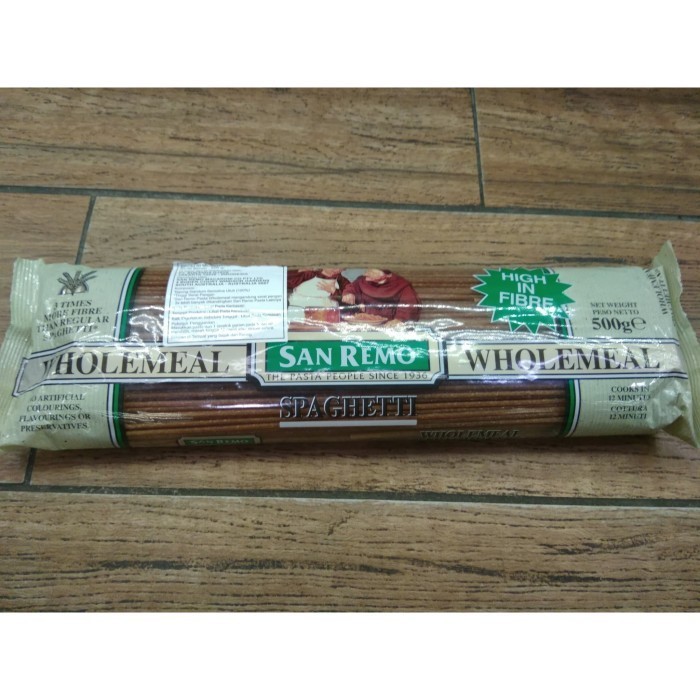 

San Remo Spaghetti Whole Meal 500g