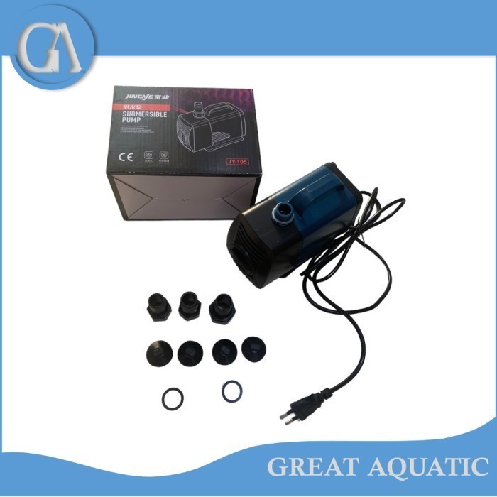 pompa celup aquarium JINGYE JY 105 JY105 pompa air hidroponik