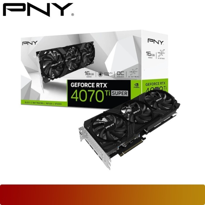 PNY GeForce RTX 4070 Ti Super 16GB OC LED TF