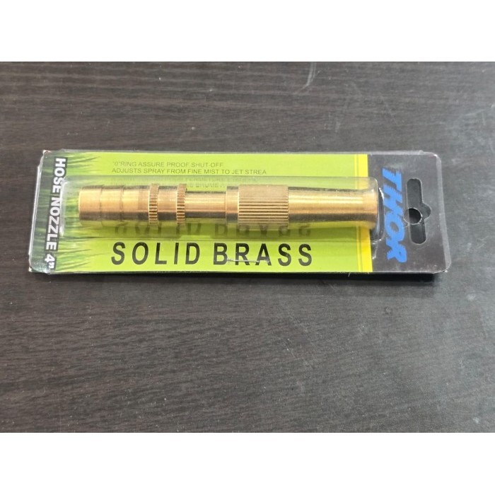 Semprotan Air Lurus Kuningan Taman Cuci Motor Mobil Spray Nozzle THOR