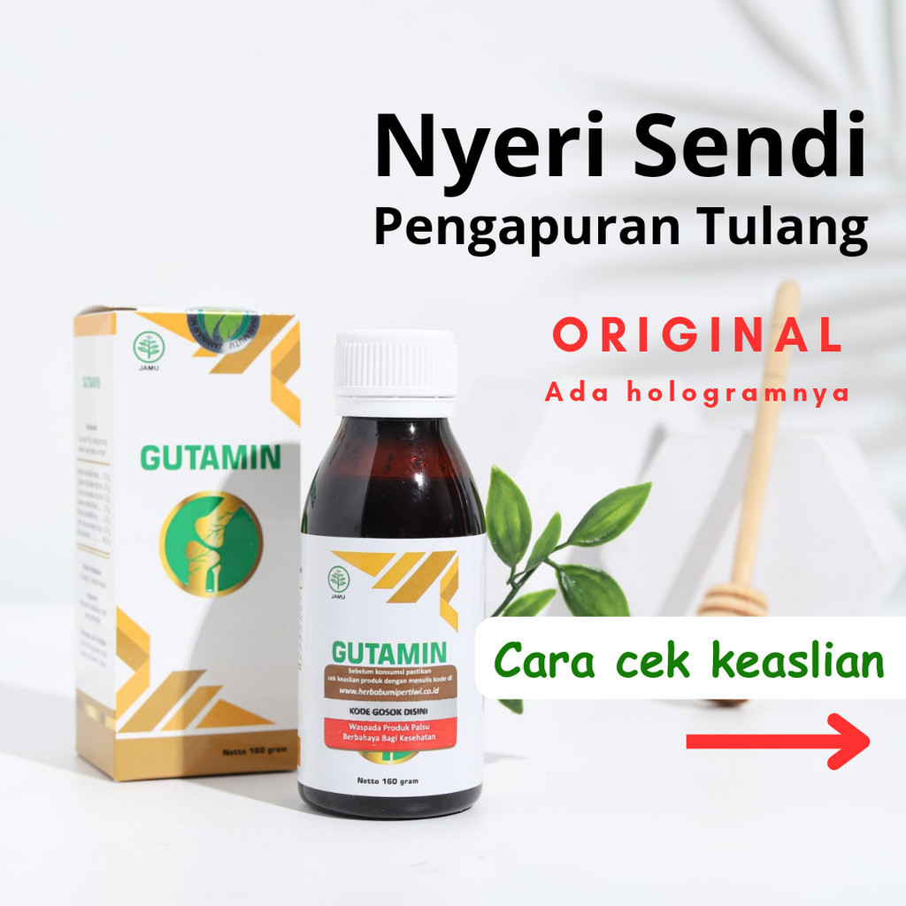 MADU GUTAMIN ASLI OBAT NYERI OTOT SENDI PERSENDIAN KOLESTEROL