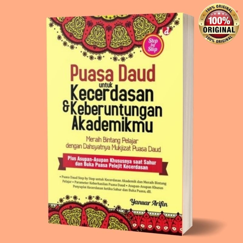BUKU PUASA DAUD UNTUK KECERDASAN & KEBERUUNTUNGAN AKADEMIKMU/MUKJIZAT PUASA DAUD/BUKU TUNTUNAN PUASA