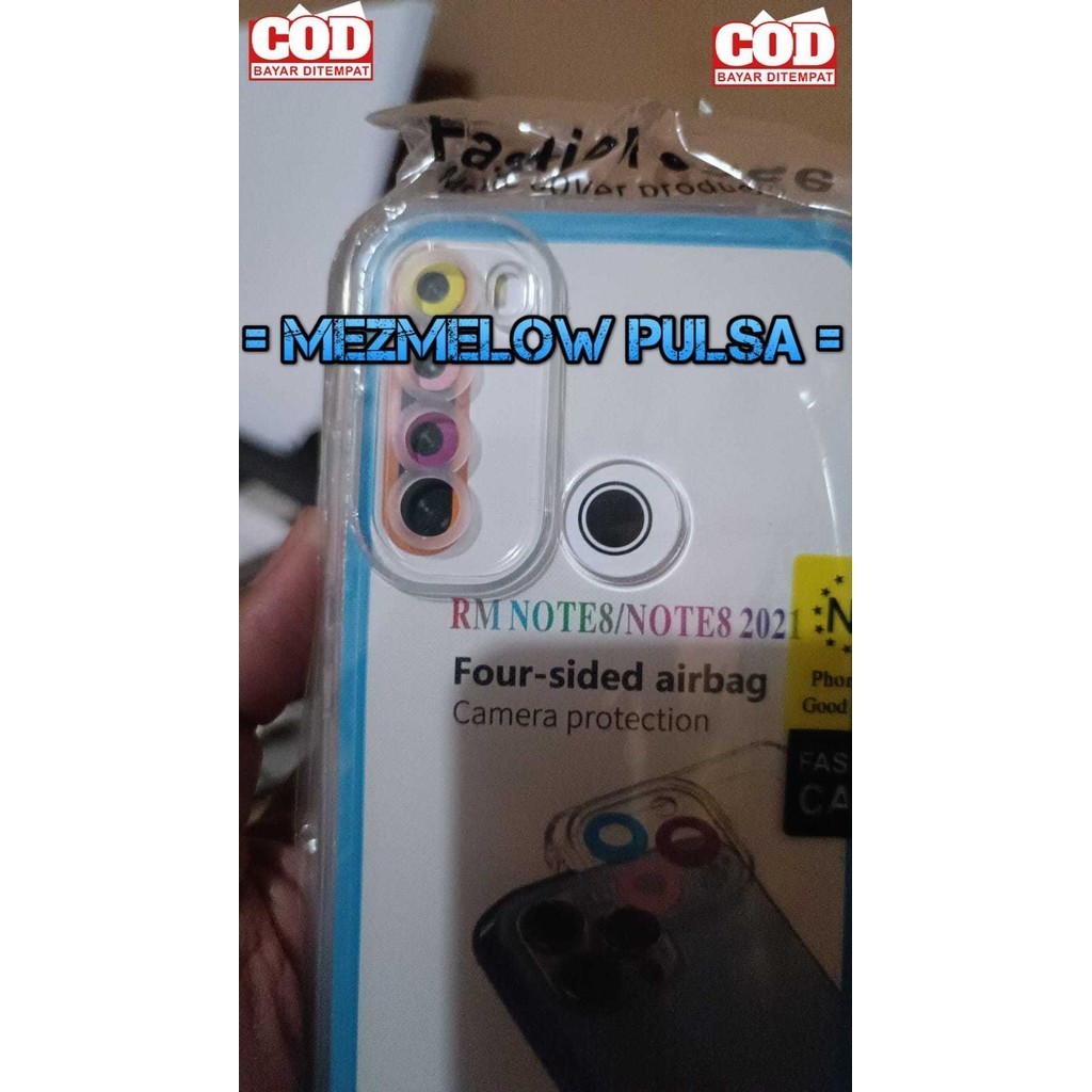 Softcase Silikon Transparant Casing Caseng XIAOMI REDMI NOTE 8 BIASA - Gambar 2